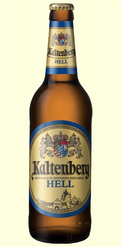 Фирменная бутылка пива Kaltenberg Hell